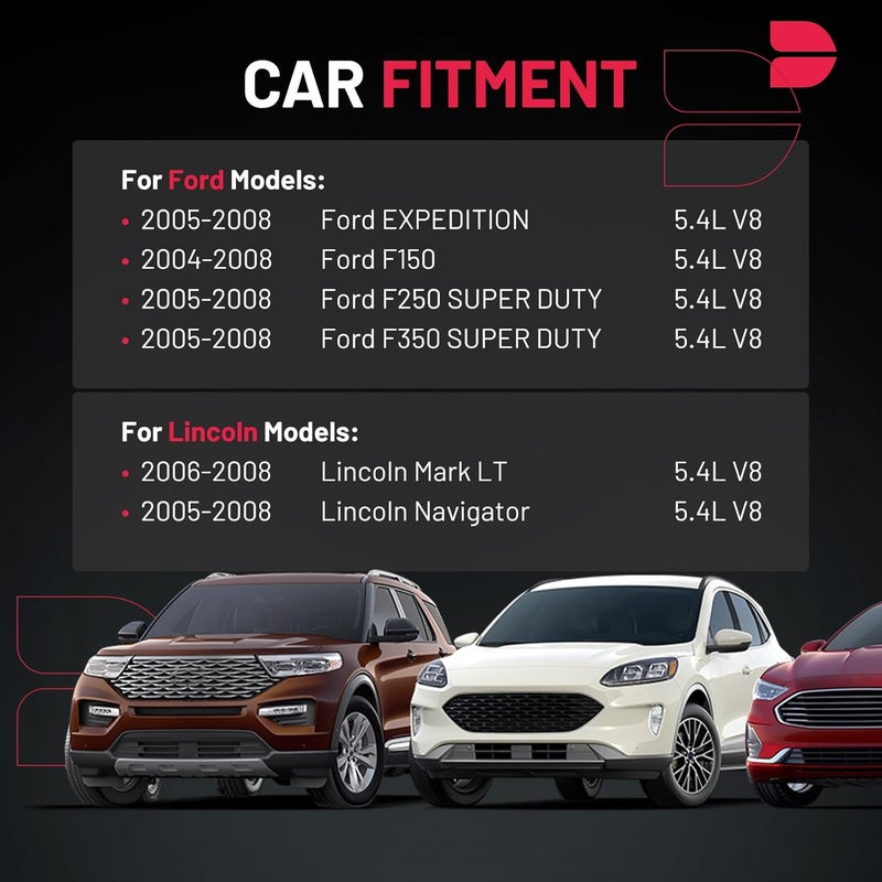 BDFHYK بداية BDFHYK 8 حزمة لفائف الإشعال لفورد F150، F250، لينكولن V8 V10 - Image 2