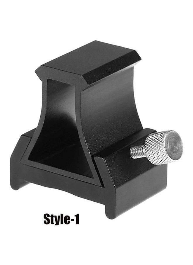 NIBEMINENT - 3-Piece Finder Scope Dovetail Mount Set Black/Silver - Image 1
