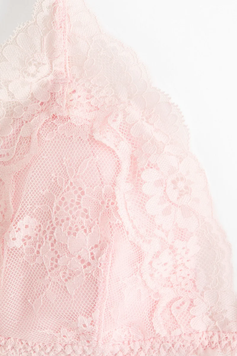 H&M Padded soft lace bra