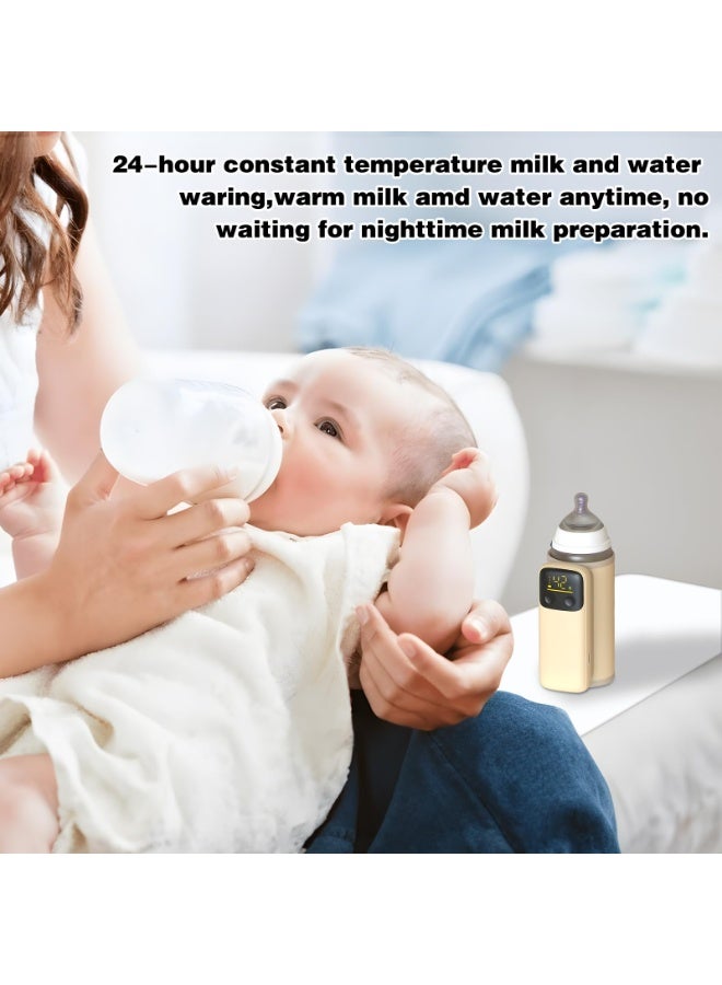 Chabeia Portable Bottle Warmer,Portable Bottle Warmer for Travel,Fast Baby Milk Warmer, Capacity of 6000 MAh, Fits All Bottle Shapes (1 PCS) - Image 3