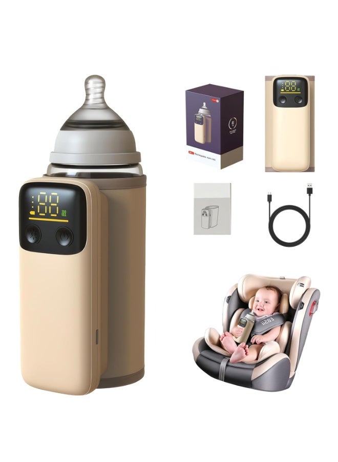 Chabeia Portable Bottle Warmer,Portable Bottle Warmer for Travel,Fast Baby Milk Warmer, Capacity of 6000 MAh, Fits All Bottle Shapes (1 PCS) - Image 1