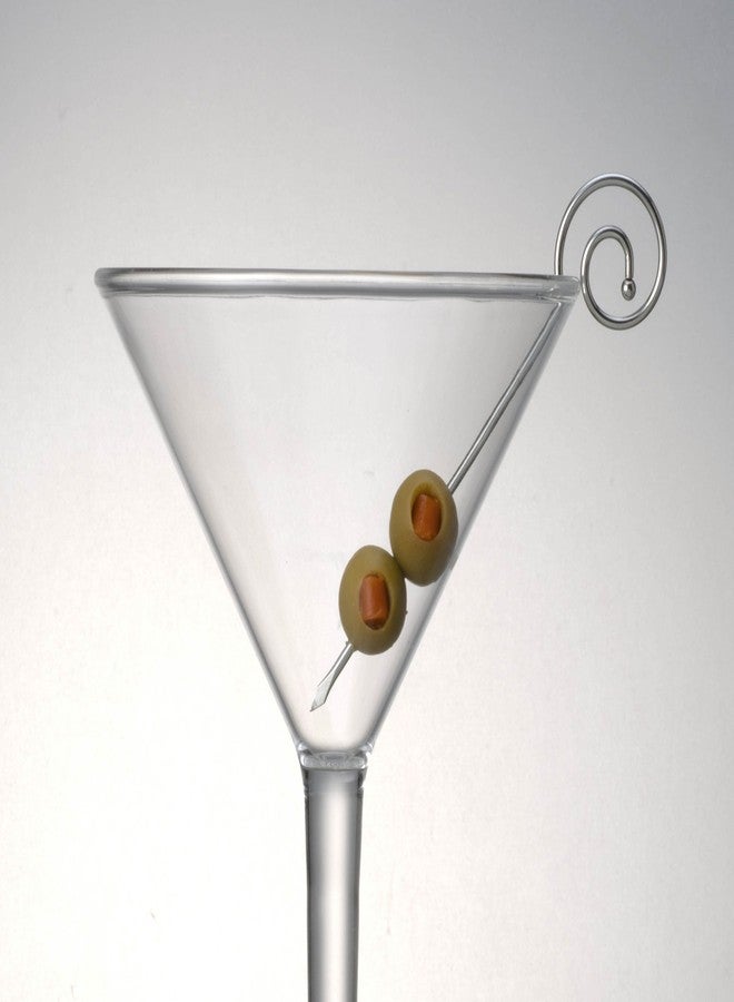 Prodyne Stainless Steel Martini Picks, Silver Set of 6 - Image 2