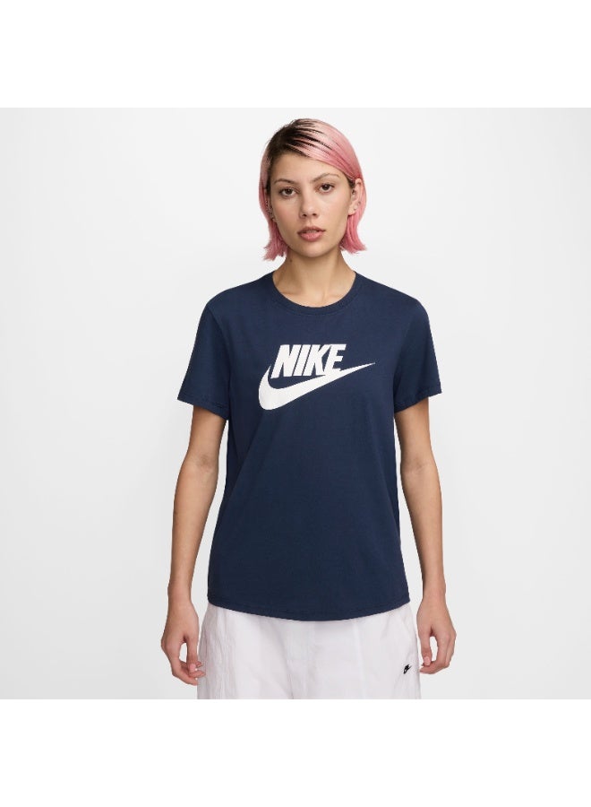 Nike Women’s Nike Sportswear Club Icon Futura Short-Sleeve T-Shirt - Image 1