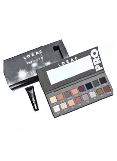 Pro Lorac 2 eyeshadow palette with eyelid prep primer