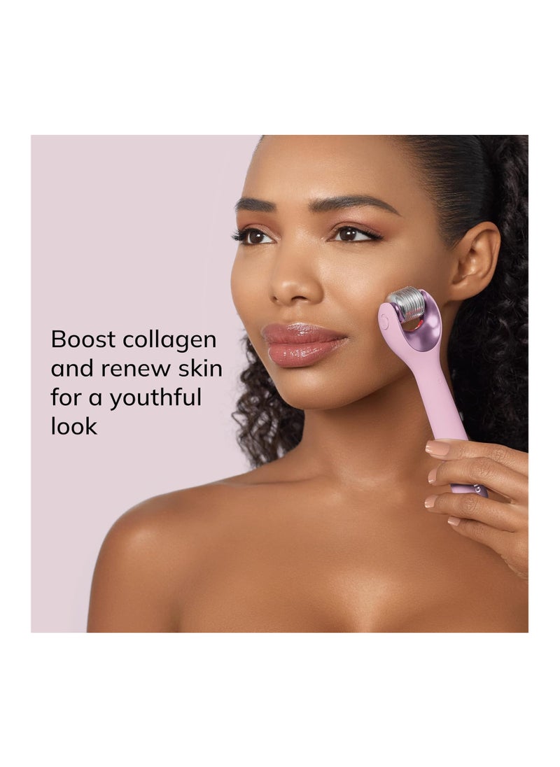 GESKE SmartAppGuided™ MicroNeedle Face Roller, 9 in 1, with Rose Quartz, Microneedling, Professional Micro Needling Device, Needle Roller, Beauty Roller Face, Micro Needling Roller  - Image 3