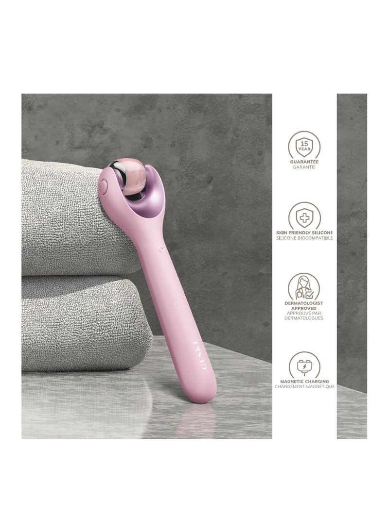 GESKE SmartAppGuided™ MicroNeedle Face Roller, 9 in 1, with Rose Quartz, Microneedling, Professional Micro Needling Device, Needle Roller, Beauty Roller Face, Micro Needling Roller  - Image 5