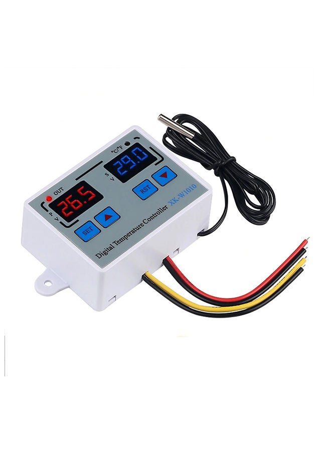 نيبمينينت منظم حرارة رقمي للتحكم في درجة الحرارة C/F للحاضنة أبيض - Image 1