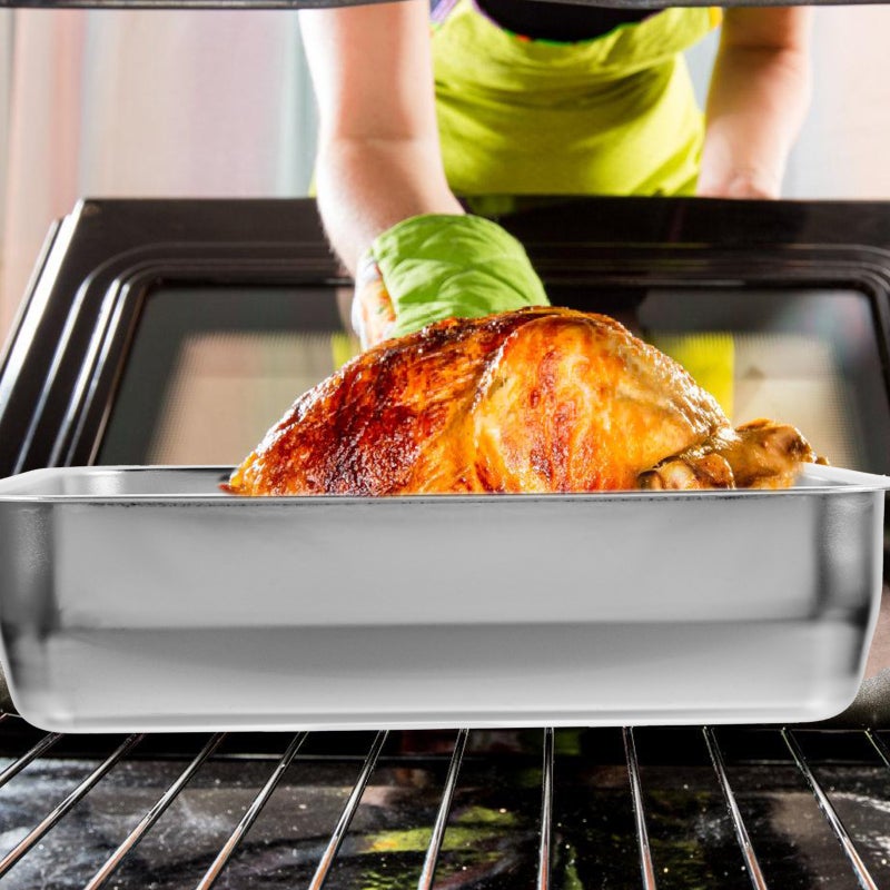 🍳 صينية خبز من الستانلس ستيل مثالية لشوي السمك - Image 5