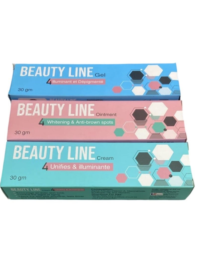 ميلانو مجموعة بيوتي لاين كريم+جل+مرهم من ميلانو 3 قطعة - Image 1
