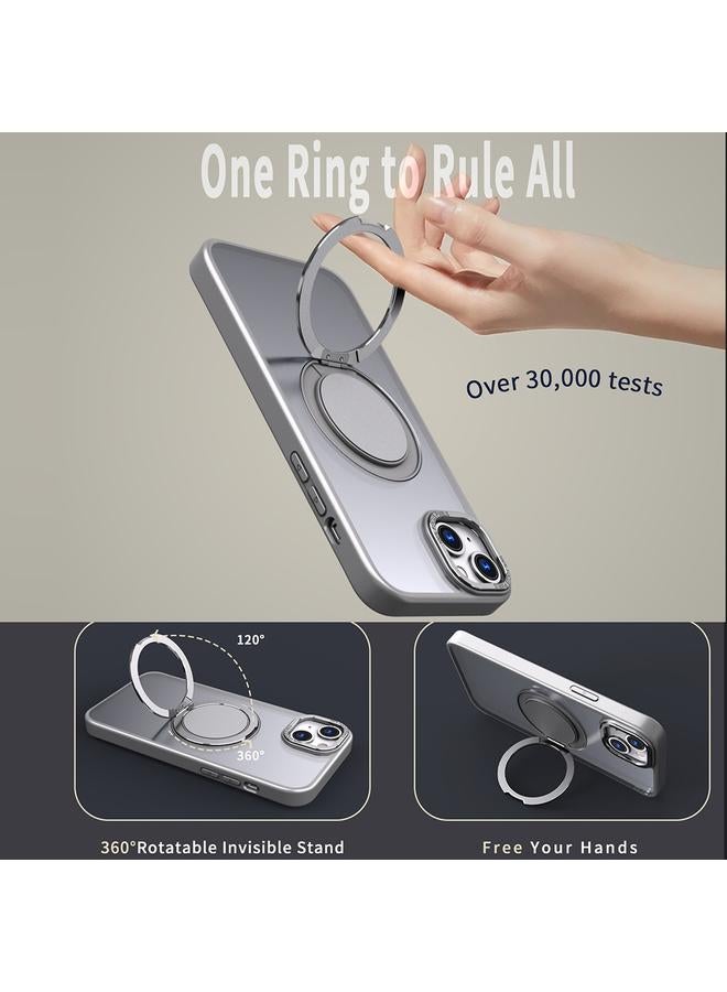 Zaboon Case For iPhone 13 360-degree Rotating MagSafe Magnetic Holder Phone Case - Image 4