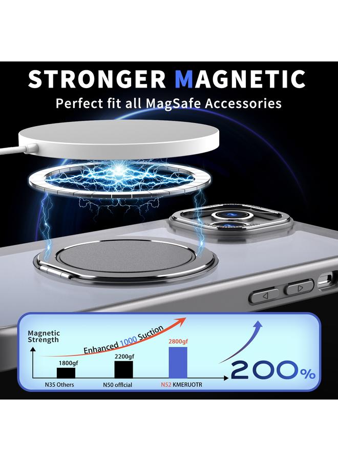 Zaboon Case For iPhone 13 360-degree Rotating MagSafe Magnetic Holder Phone Case - Image 2