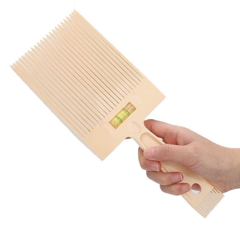 Ejoyous Ejoyous Hair Comb Professional Flat Top Comb for Barbers Hairdressers Beginners  Men Women Hair Styling and Cutting  ABS Material Beige Compact Size