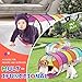 SweHouse Colorful Baby Play Tunnel for Toddlers with 2 Mesh Sides Kids Crawling Tunnel Play Tent Pop Up Toddlers Tunnel Cat Tunnel for Dogs Pets Indoor Outdoor Toy Gift - Image 4