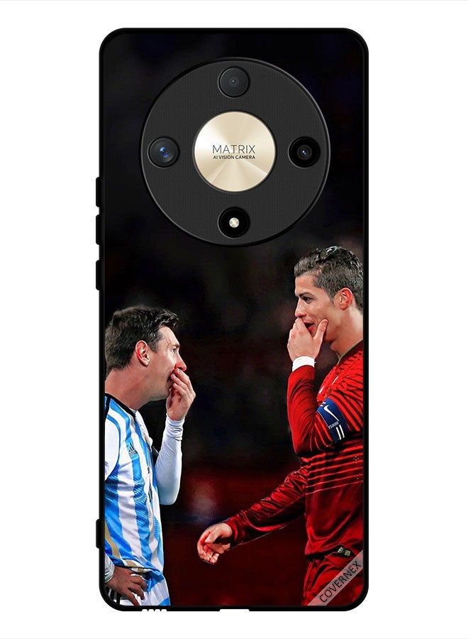 Covernex Protective Case Cover For Honor X9b Ronaldo & Messi In One Frame - Image 1
