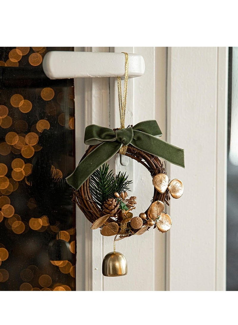 فيبارتي 2 حزمة إكليل عيد الميلاد مع أجراس للزينة - Image 4