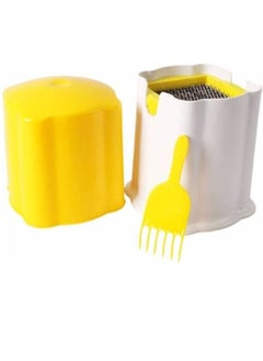 Potato Wedges Finger French Fries Slicer Dicer Press Cutter With Cutting Blade Kitchen Tool Yellow