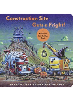 Construction Site Gets a Fright!: A Halloween Lift-the-Flap Book  - Image 1