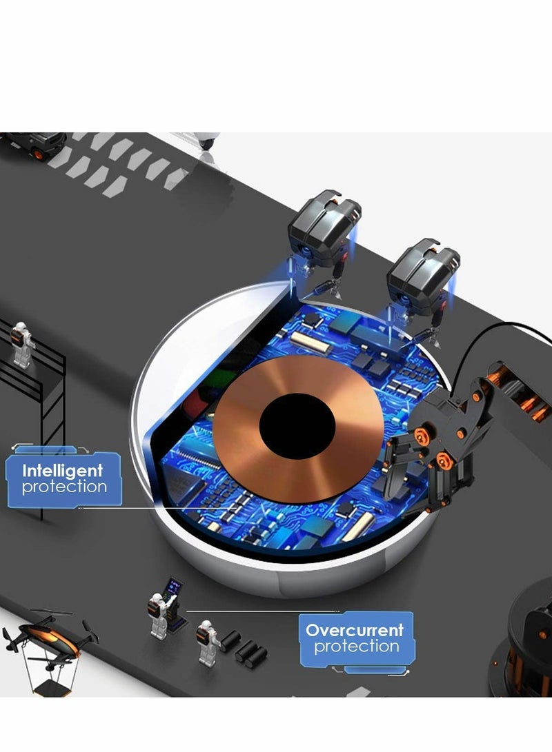 Excefore Upgrade Watch Charger for iWatch Portable Wireless Charging Compitable with Apple Series 6/5/4/3/2/1, Keychain Style White - Image 3