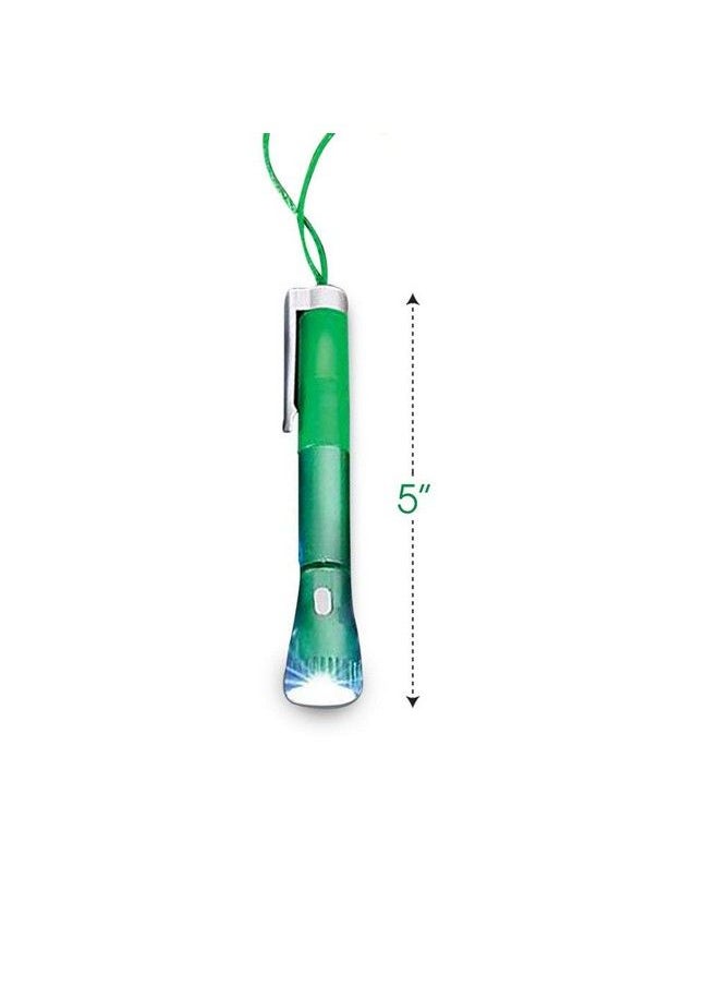 ArtCreativity - Light Up Pen With Necklace Set Of 4 Flashlight Pens For Kids Back To School Stationery Supplies Lightup Toy Party Favors Stocking Stuffers Classroom Gifts - Image 1