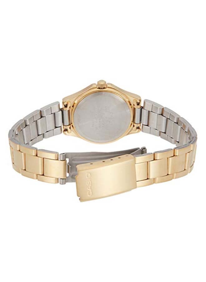 CASIO Women Stainless Steel Analog Wrist Watch LTP-1130N-9B - 27 mm - Gold - Image 4