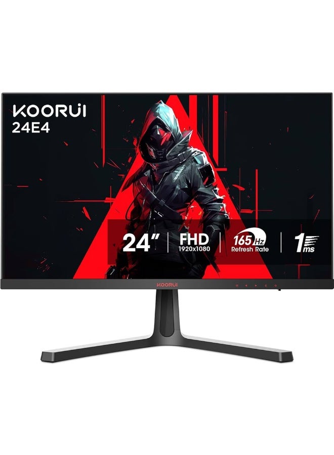 كوروي شاشة كمبيوتر كوروي ٢٤ بوصة - شاشة ألعاب بدقة ١٠٨٠ بكسل كاملة الوضوح | ٢٤E٤ - Image 1