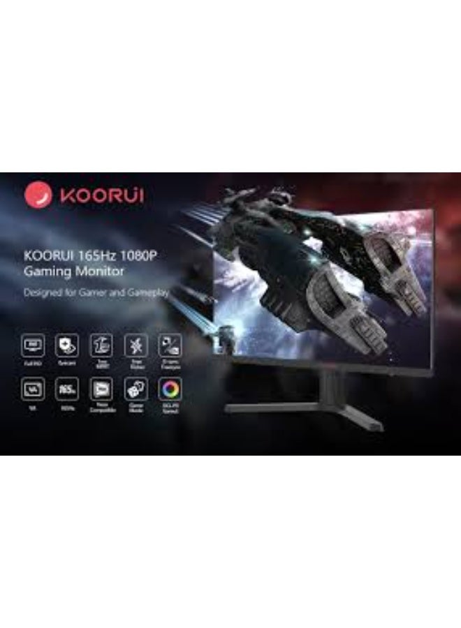 كوروي شاشة كمبيوتر كوروي ٢٤ بوصة - شاشة ألعاب بدقة ١٠٨٠ بكسل كاملة الوضوح | ٢٤E٤ - Image 3