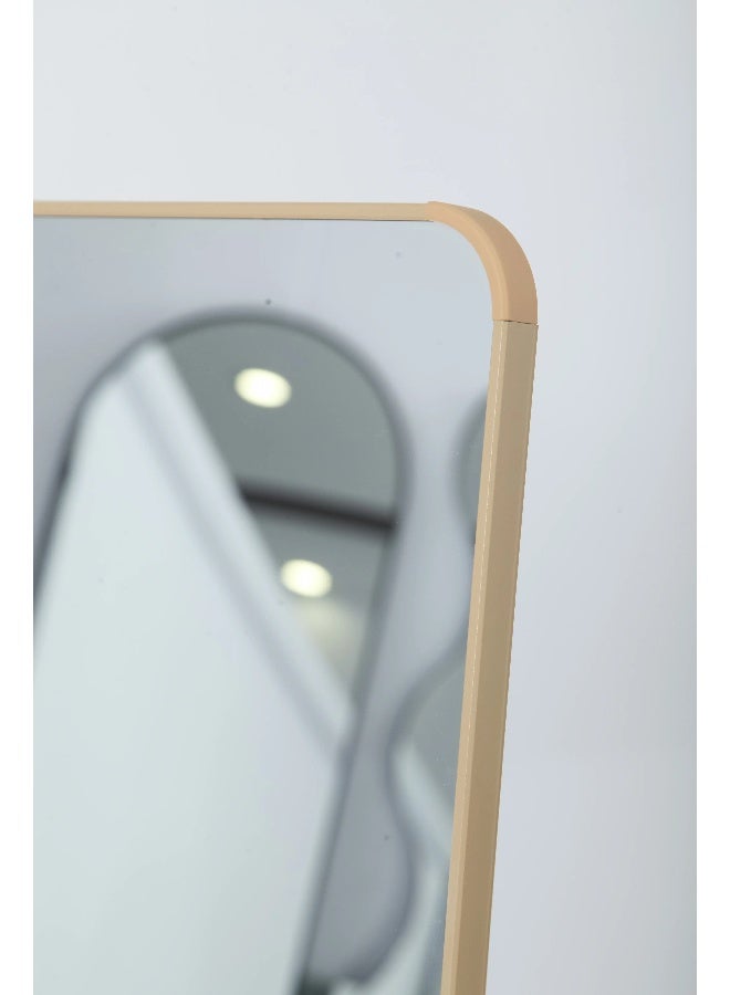 Noon East Full Length Mirror 160x45cm, Floor Mirrors Free-Standing Leaning Large Bedroom Dressing Mirror, Full Body Mirror with Stand for Living Room, Bedroom Gold - Image 4