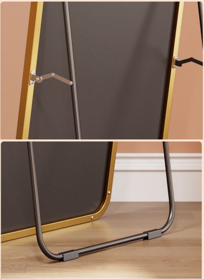 Noon East Full Length Mirror 160x45cm, Floor Mirrors Free-Standing Leaning Large Bedroom Dressing Mirror, Full Body Mirror with Stand for Living Room, Bedroom Gold - Image 5