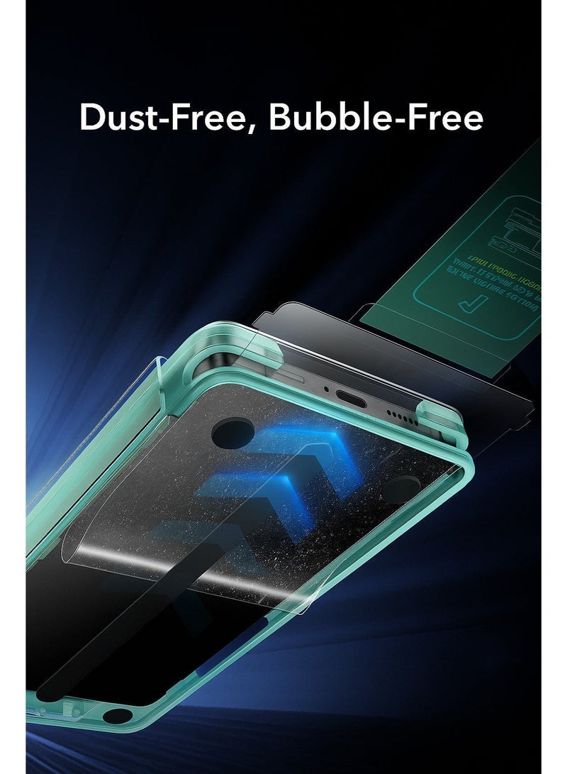 أميغو اسكرينه فاميه فاخره (Privacy) Magic Box لهاتف iPhone 17 Pro Max – تركيب ذاتي سهل وسريع جدًا بدون أي مجهود أو فقاعات، فائقة الجودة ومقاومة للكسر والخدوش والبصمات اليومية - Image 2