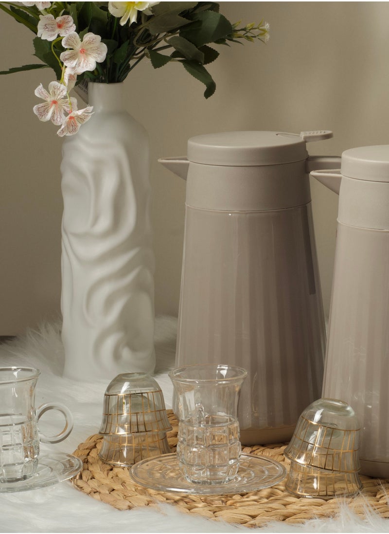 HOMEVEO Fragrant 1-liter thermos set - elegant hospitality and quality performance  - Image 2