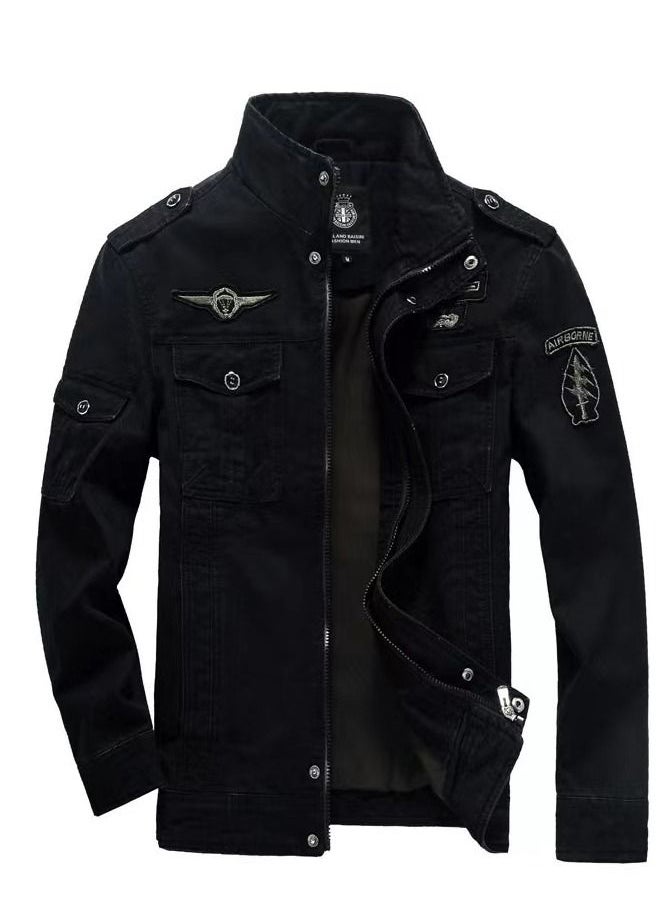 Airborne - Men's New Autumn/Winter Fashion Simple Casual Jacket - Image 1