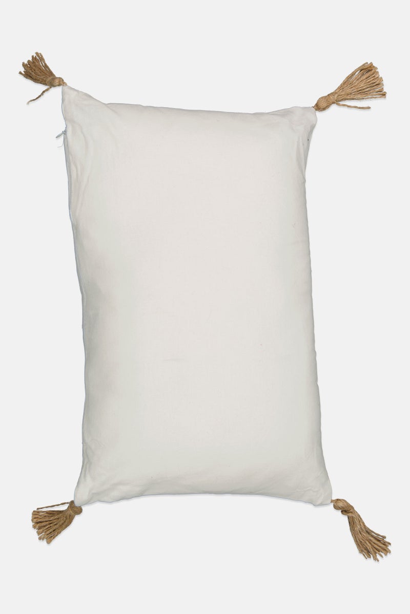 Muy Mucho Removable Cover Cushion 30 x 50 cm, White  - Image 1