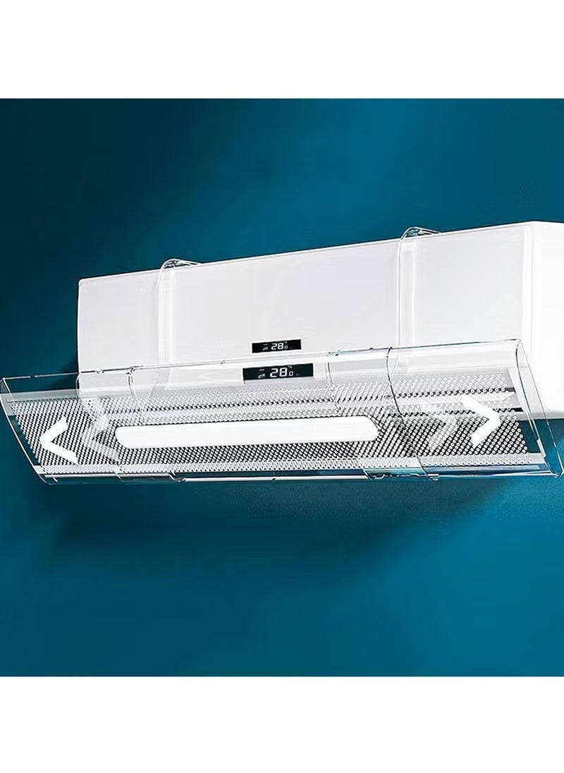 Arabest Air Conditioner Windshield,Transparent Windshield,Wall-Mounted Free Installation Universal,Suitable For Living Room,Office  - Image 1