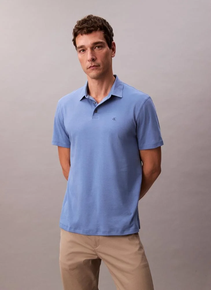 CALVIN KLEIN Cotton Short Sleeve Polo