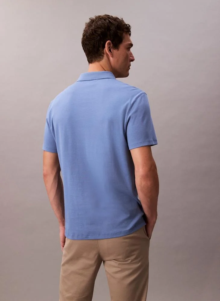 CALVIN KLEIN Cotton Short Sleeve Polo