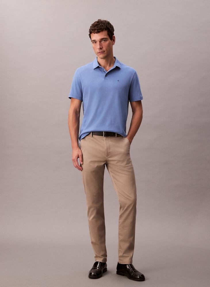 CALVIN KLEIN Cotton Short Sleeve Polo - Image 5