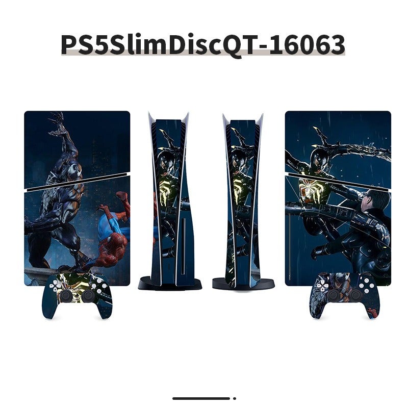 Sticker for PS5 Console Spider-Man Series 2 Series European and American Style Sticker Foreign Trade Personality Anime Color Sticker