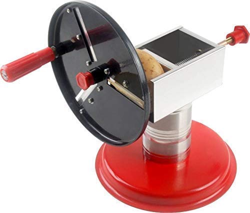 EQUVIA EQUVIA Wafer Maker Machine Stainless Steel Blade Plastic Wafer Maker Vegetable Fruit Potato Chippers Slicer Potato ChopperSteel Potato 3 Blade  - Image 2
