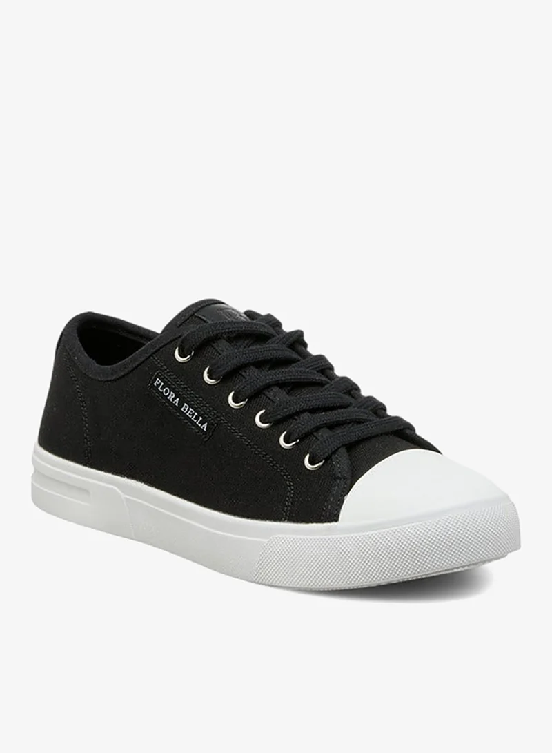 Flora Bella By Shoexpress Logo Detail Lace-Up Sneakers