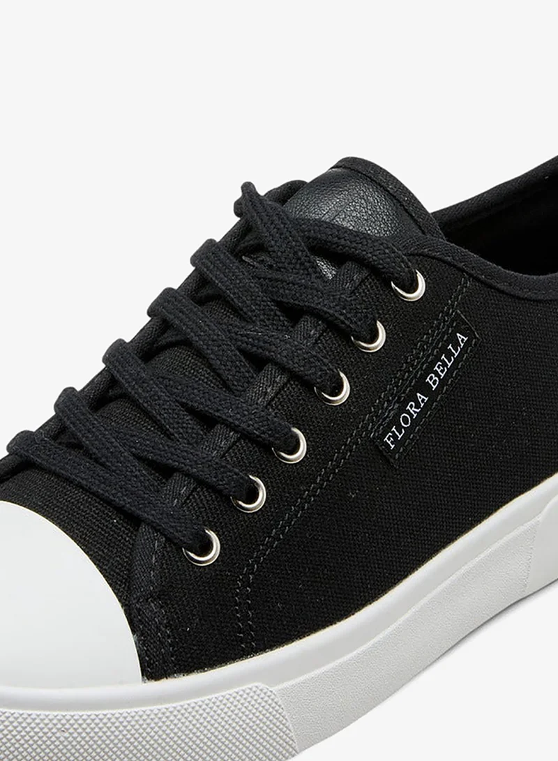 Flora Bella By Shoexpress Logo Detail Lace-Up Sneakers