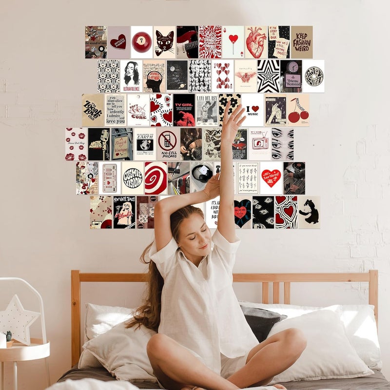 60 PCS Downtown Girl Room Decor - Coquette Y2K 2000s Grunge Posters, Lana Del Rey Retro Music Wall Art, Trendy Vintage College Dorm Wall Collage Kit (Downtown Girl Wall Collage Kit)  - Image 4