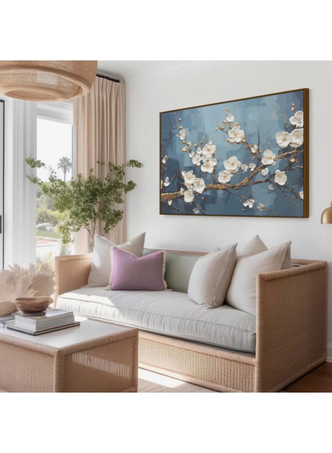 Fancy Japanese Cherry Blossoms Framed wall art 120x80