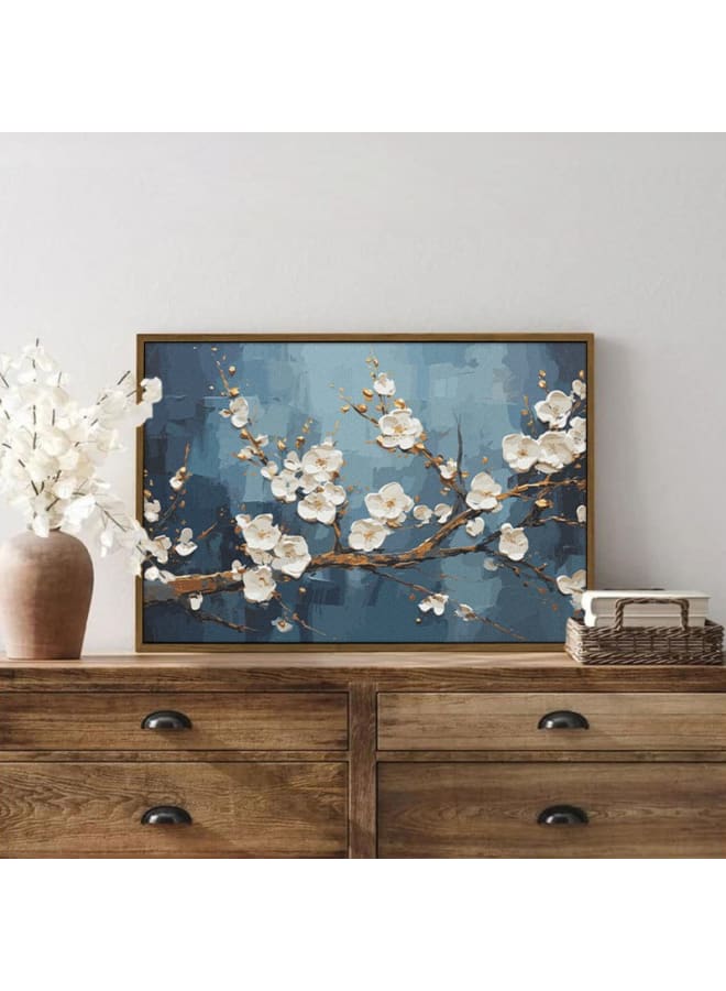 Home Gallery Fancy Japanese Cherry Blossoms Framed wall art 120x80 - Image 4