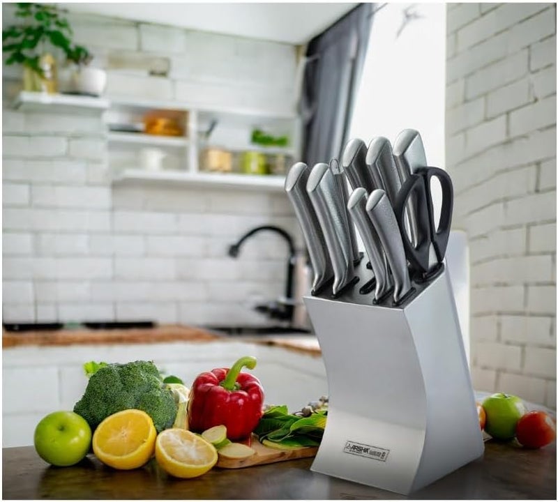 Arshia Kitchenware 10-Piece German Stainless Steel Knife Set - Image 3