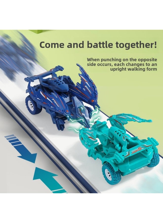 Dinosaur Deformation Car Children's Toys Inertial Sliding Car Model Tyrannosaurus Rex Form Small Toy Gift Supply Wholesale-Color:Orange 【bag】】 - Image 4