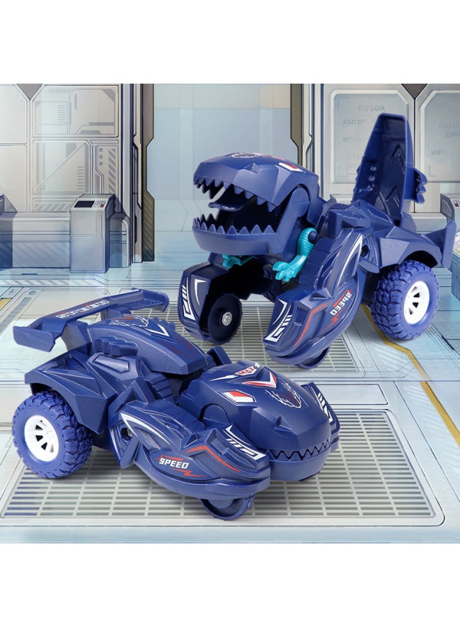 Dinosaur Deformation Car Children's Toys Inertial Sliding Car Model Tyrannosaurus Rex Form Small Toy Gift Supply Wholesale-Color:Orange 【bag】】 - Image 2