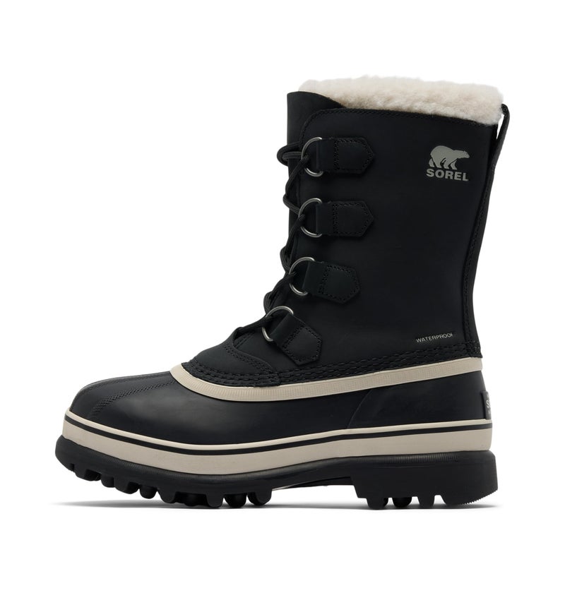 SOREL Women's Caribou Waterproof Boot - Black, Stone - 9 - Image 5