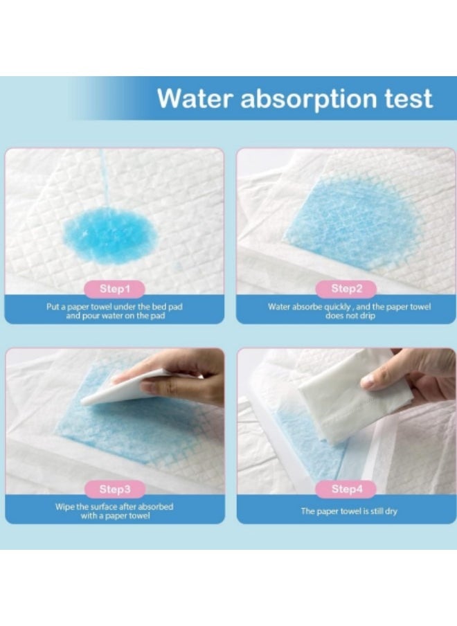 20 Pieces Baby Disposable Changing Pads,Heavy Absorbent Diaper Underpads for Changing Table, Waterproof Toddler Pee Pad 45x33cm