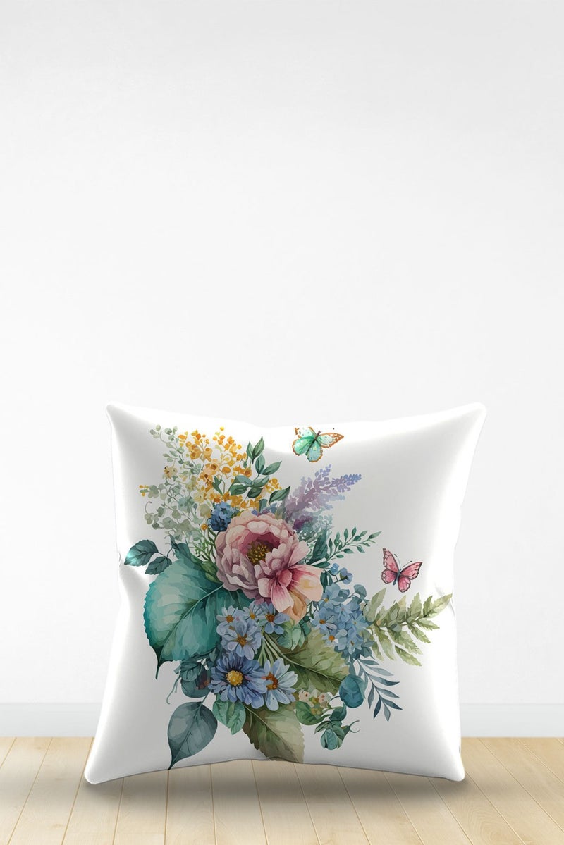Double Sided Digital Printed Decorative Faux Leather Throw Pillow Cover  - Image 1