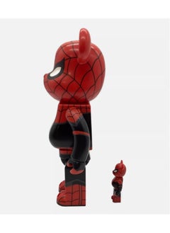 General Violent Bear, Building Block Bear, 400%+100% Spider-Man Set, Toy Statue Model, Collectible Decorations (Red & Black Spider-Man 4+1 Set)  - Image 2